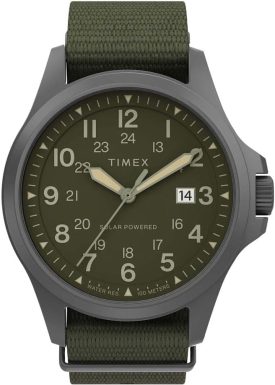 timex-expedition timex expedition green dial